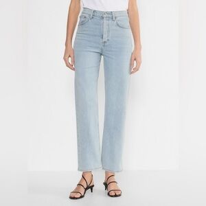 Denim Forum Arlo Hi-Rise Straight Jeans 26W/28L Aritzia #107268